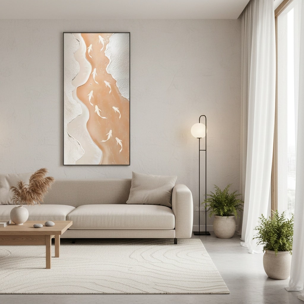 Oasis Stream (Hand-Painted Art)