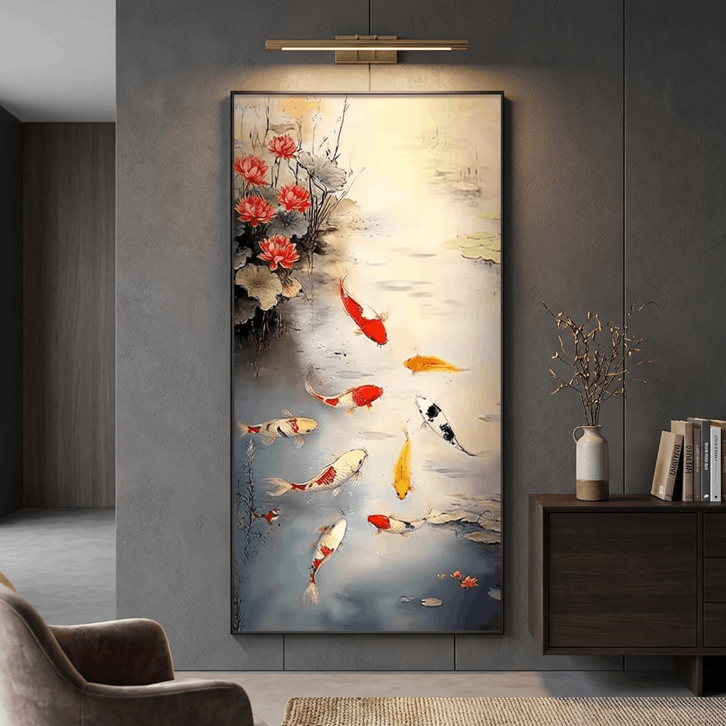 Oriental Harmony (Hand-Painted Art)