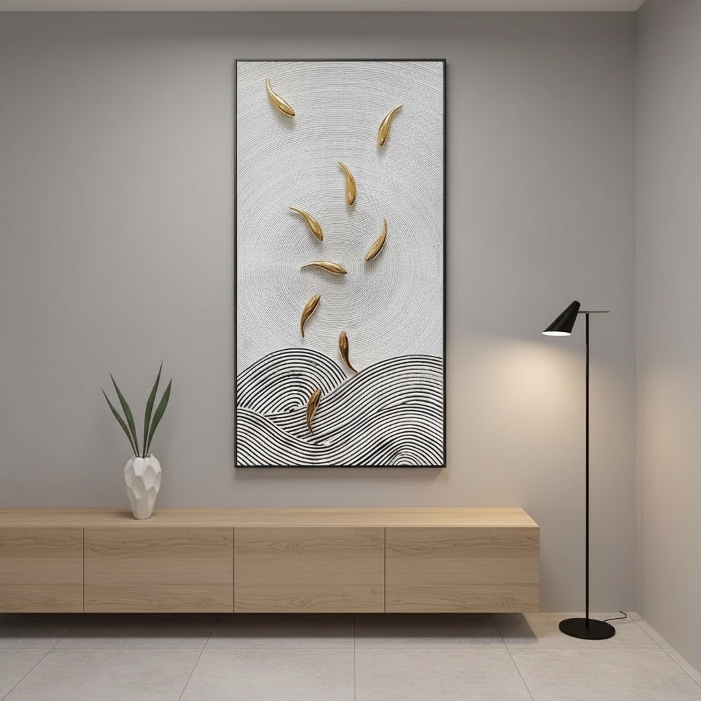 Ether Streams (Hand-Painted & 3D Art)