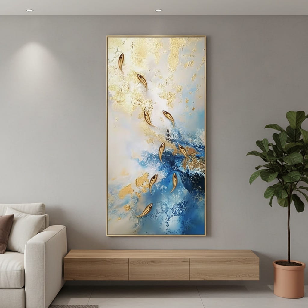 Aether Currents (Hand-Painted & 3D Art)