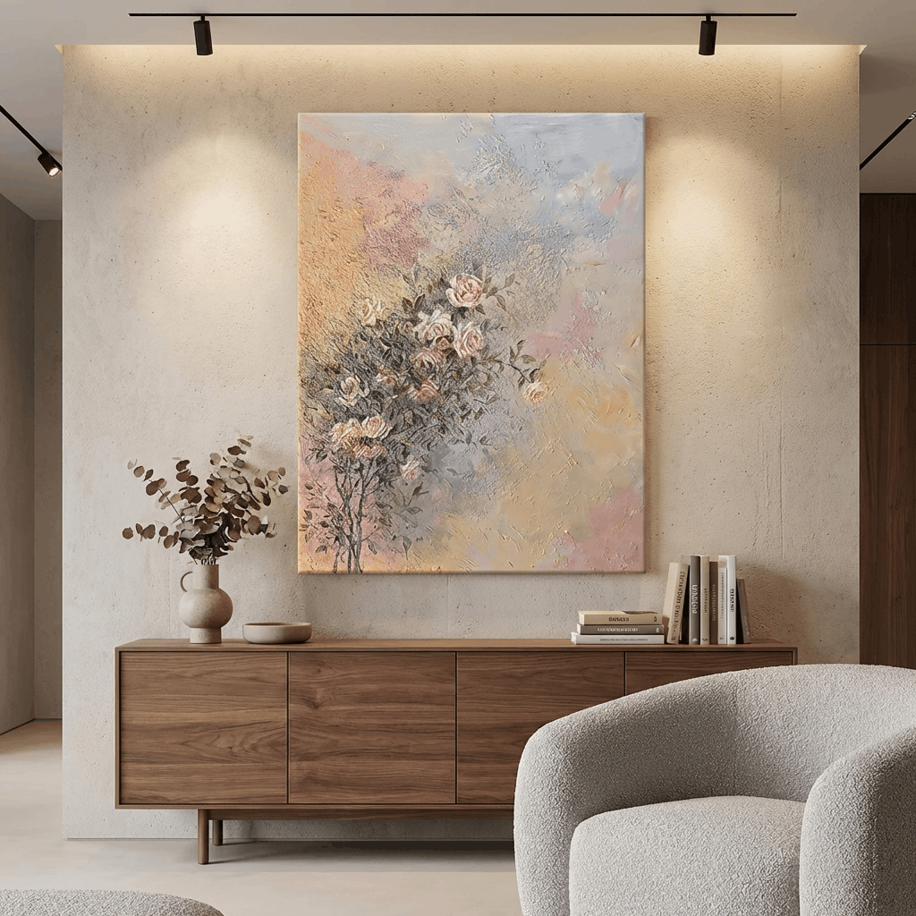 Dusktide Blooms (Hand-Painted Art)