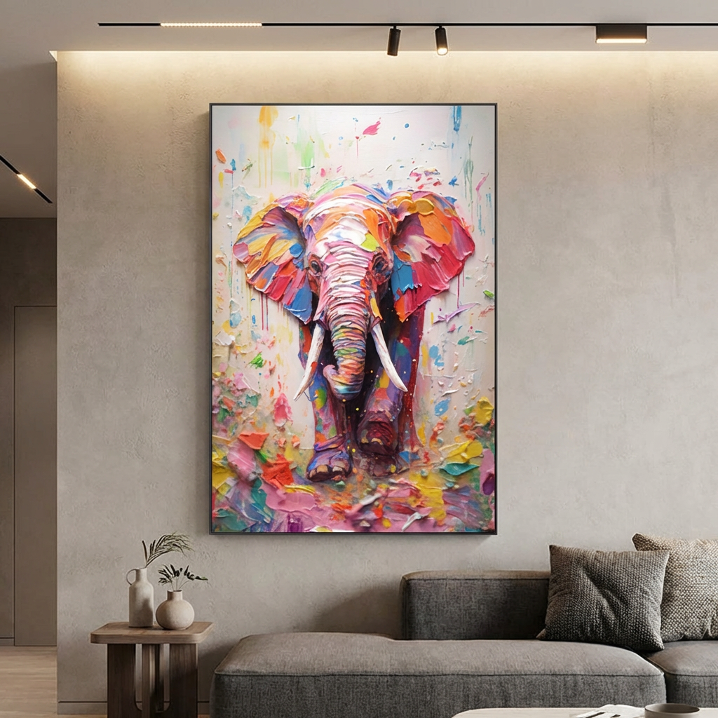 Colourburst Titan (Hand-Painted Art)