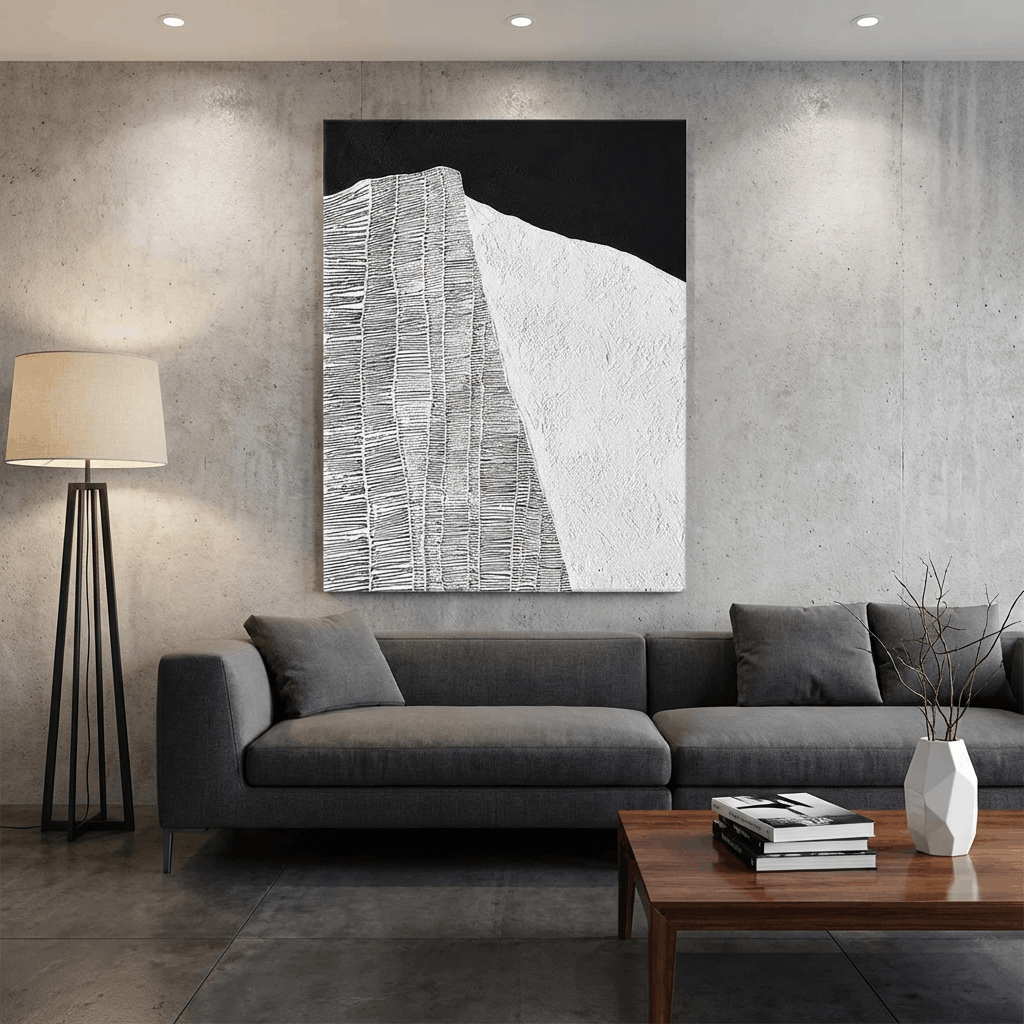 Graphite Ridge (Hand-Painted Art)