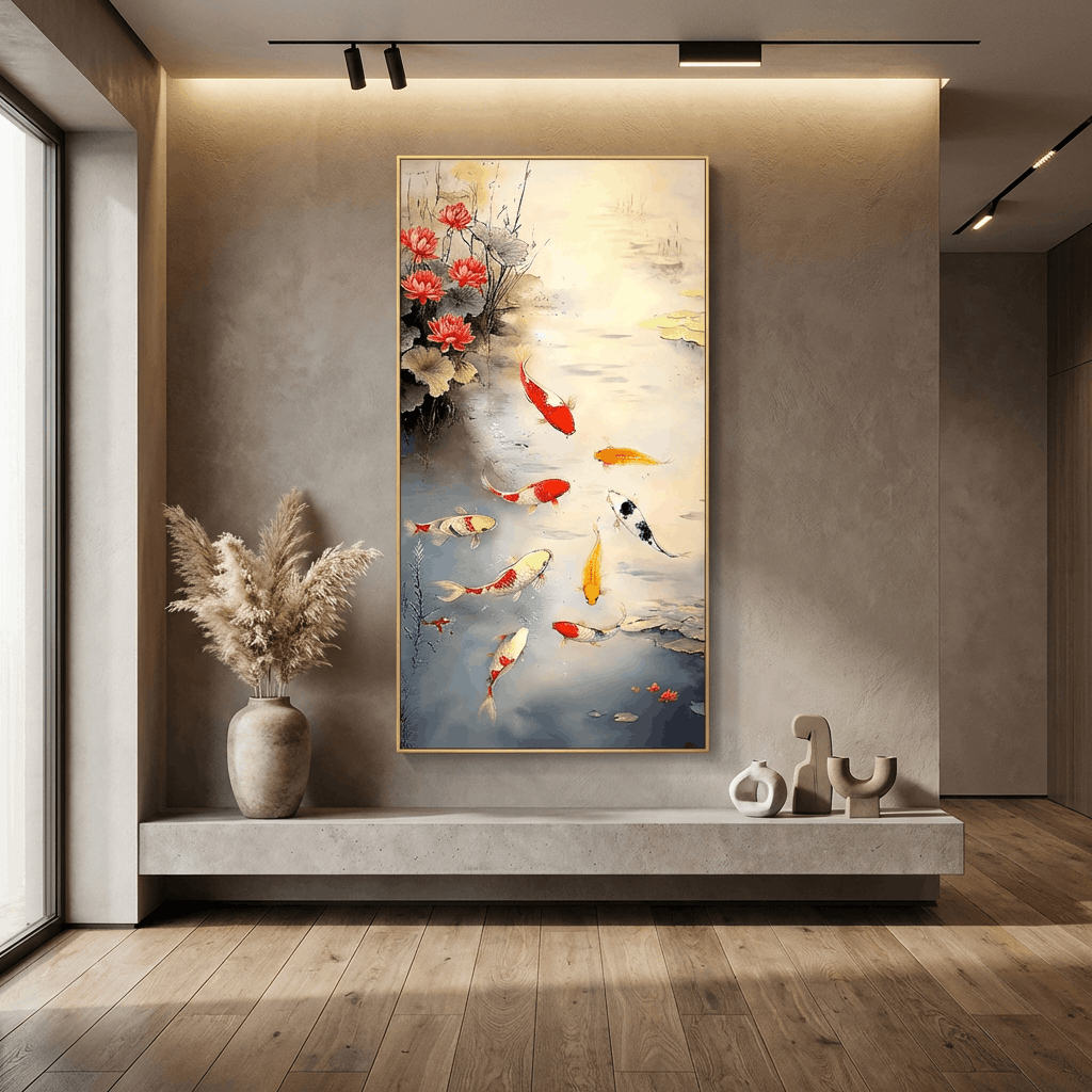 Oriental Harmony (Hand-Painted Art)