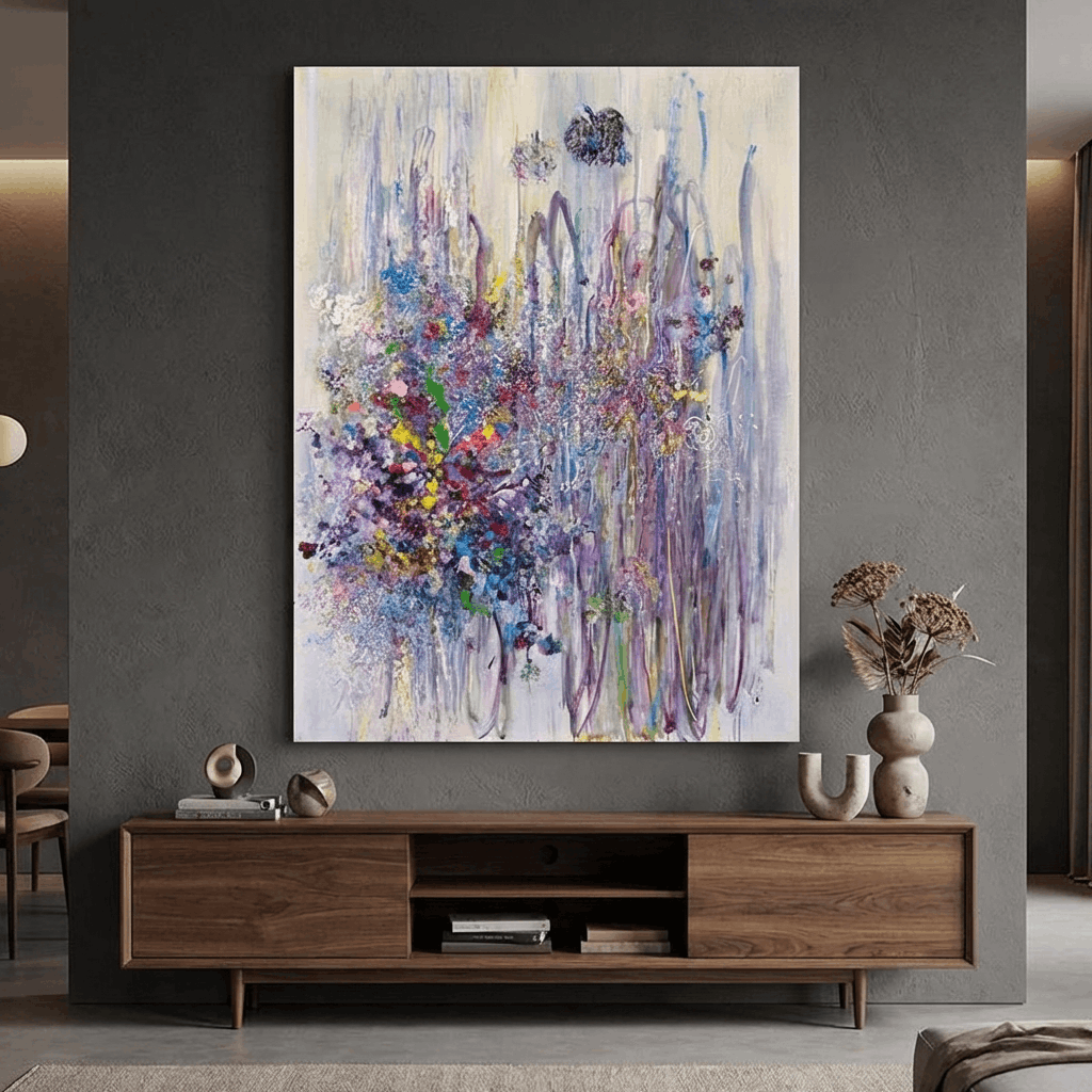 Prism Cascade (Hand-Painted Art)