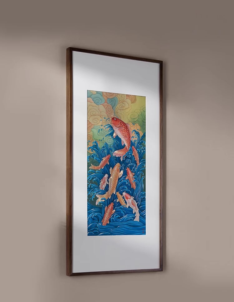 Ascending Currents (Brass Plated Art)