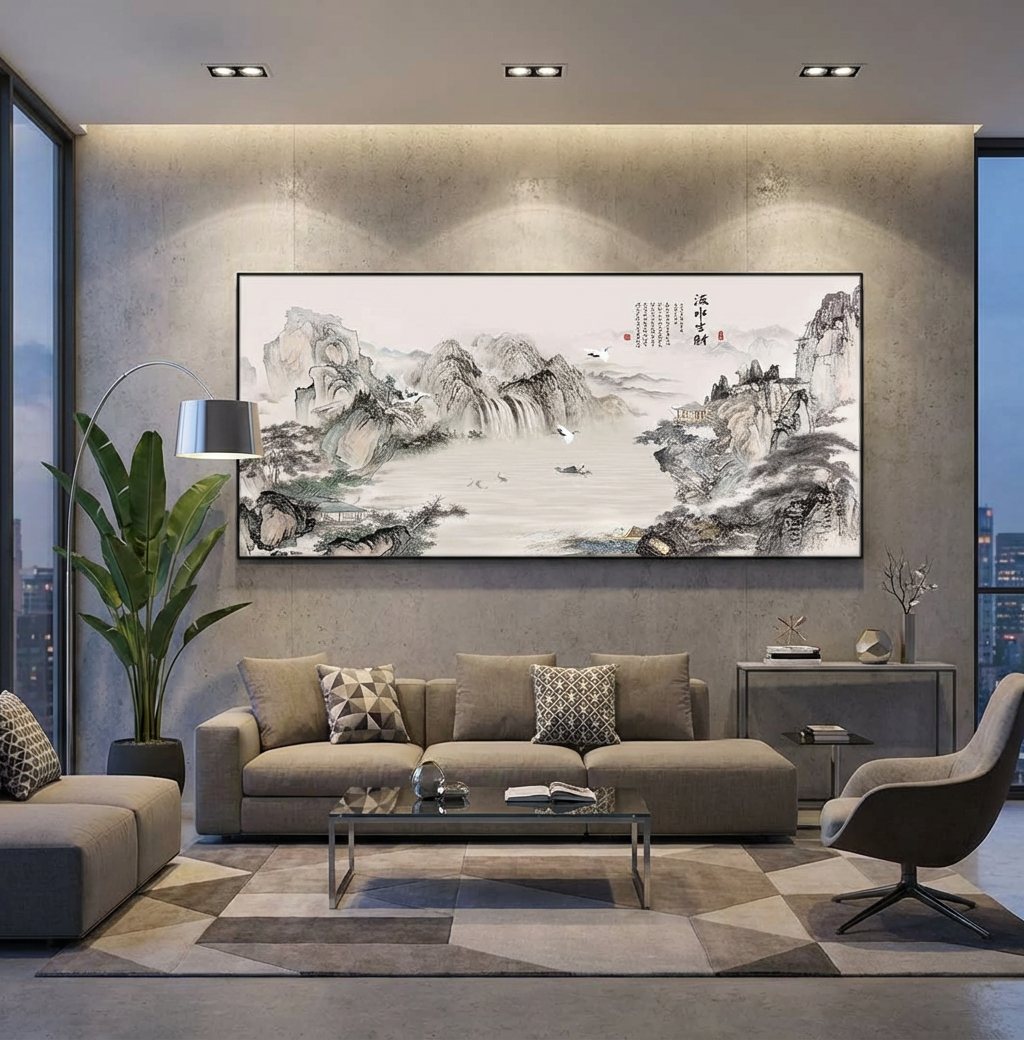 MysticVista Peaks (Oriental Wall Art)