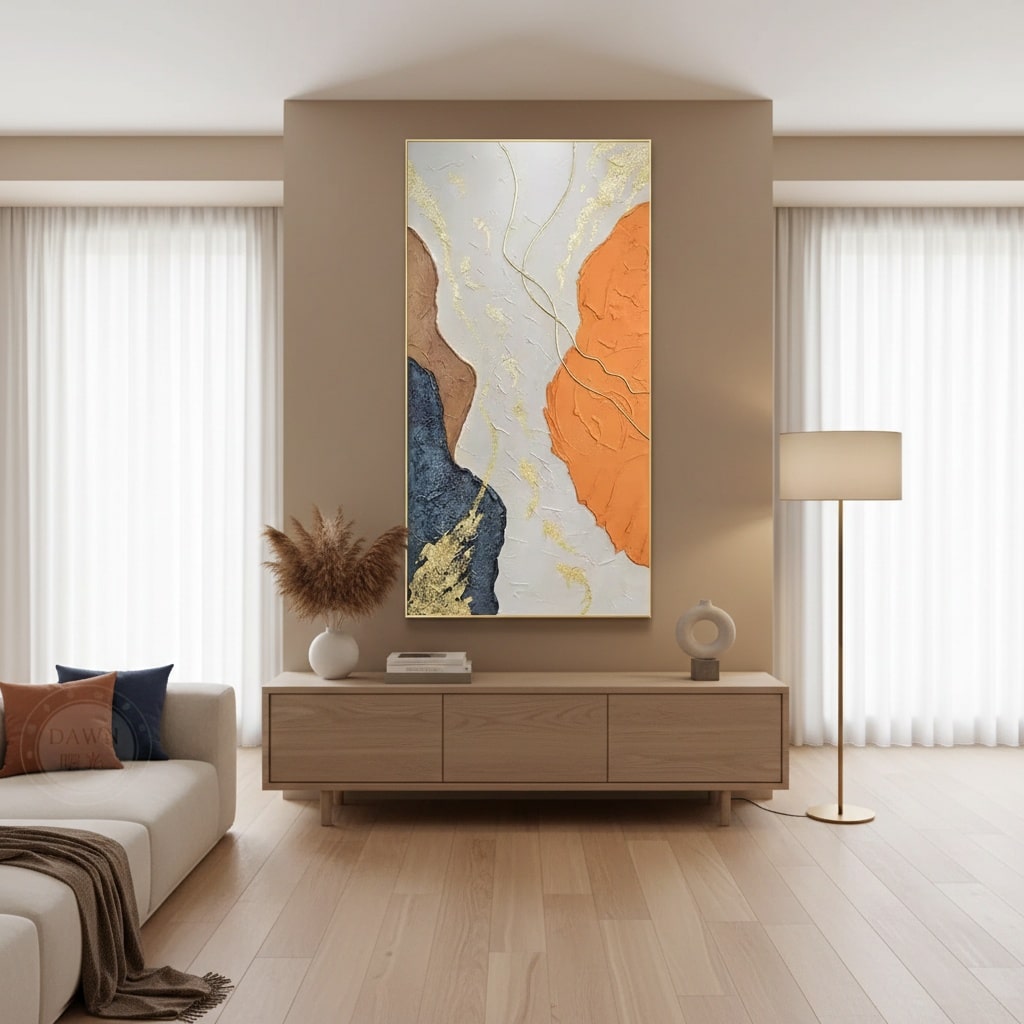 Ochre Passage (Hand-Painted Art)