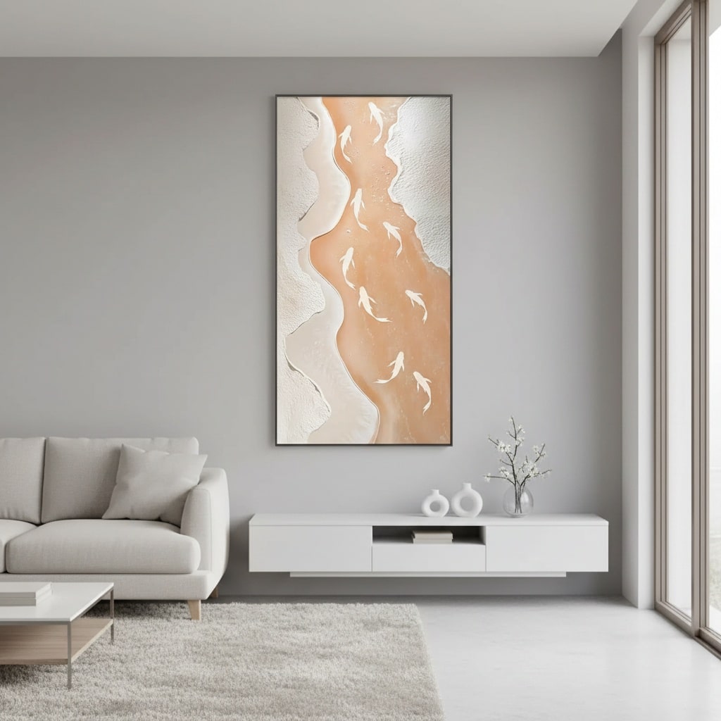 Oasis Stream (Hand-Painted Art)