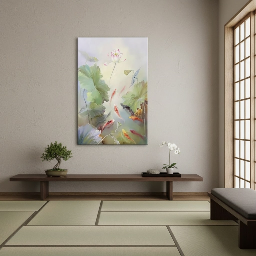 Jaded Veils (Hand-Painted Art)