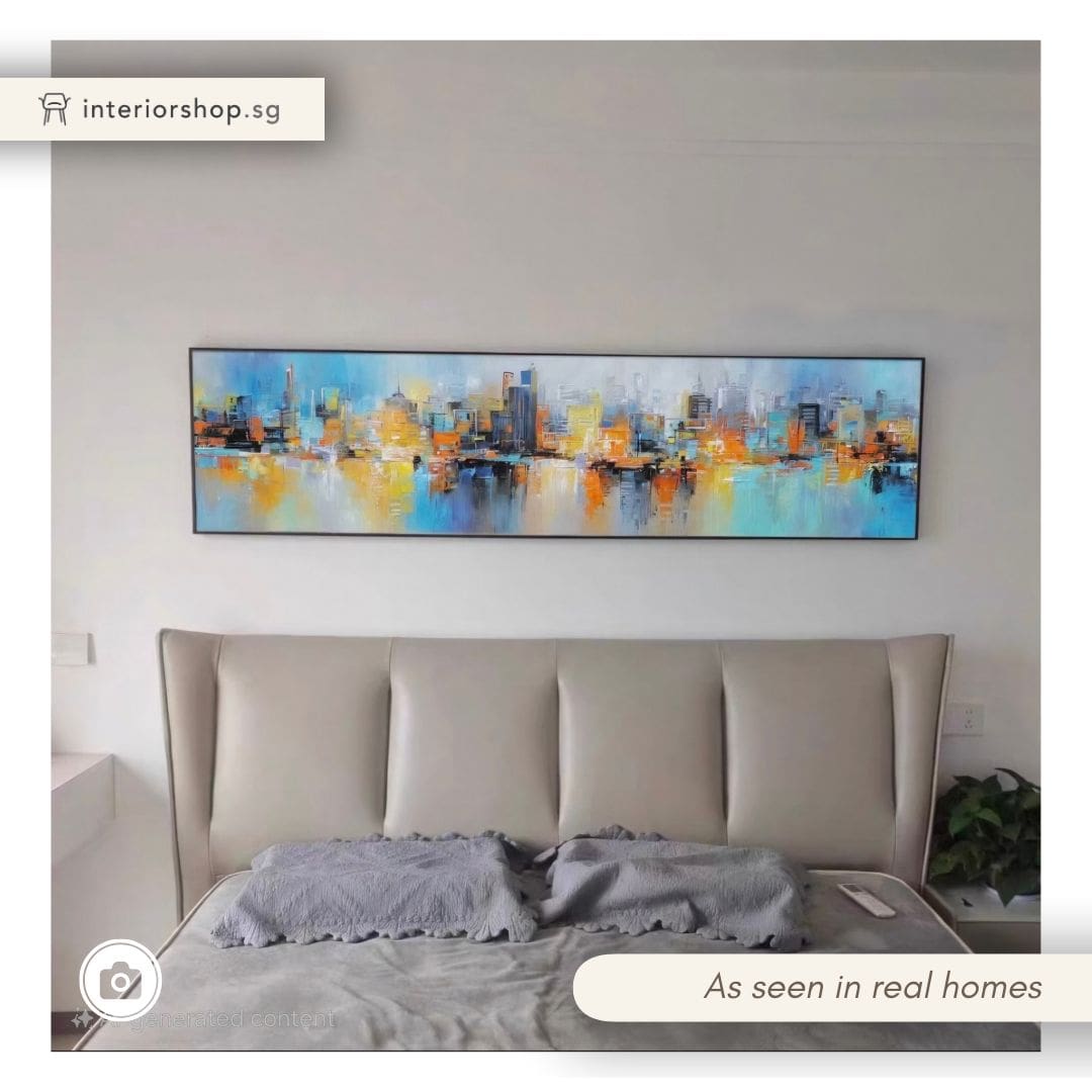 Skyline Spectrums (Hand-Painted Art)