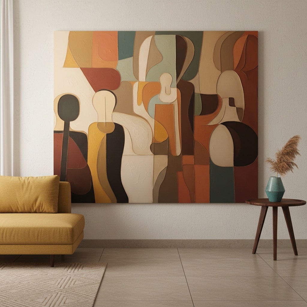 Dustic Strata (Hand-Painted Art)