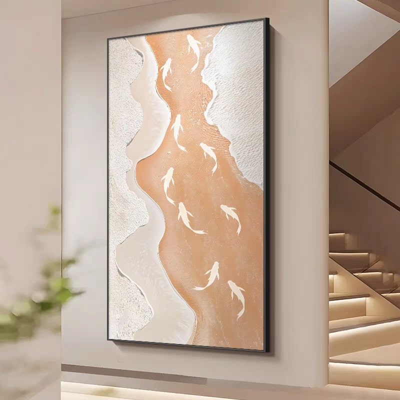 Oasis Stream (Hand-Painted Art)